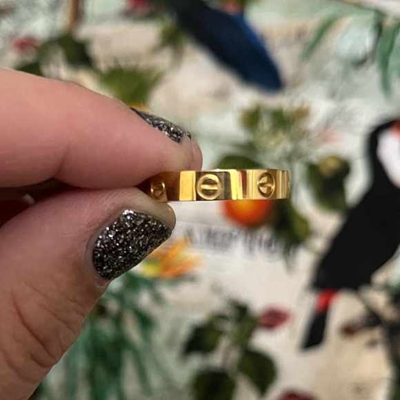Gold Plated Sterling Ring - Picture 1 of 6